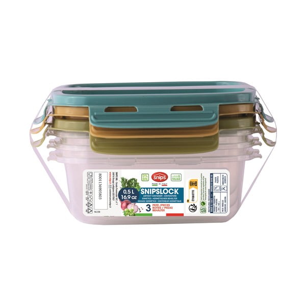 Potravinové škatuľky v súprave 3 ks Snipslock – Snips-image-2