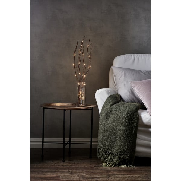 Hnedá svetelná dekorácia ø 8 cm Willow – Star Trading-image-4