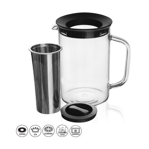 Sklenená kanvica na čaj 1,6 l Rachel - Orion-image-3
