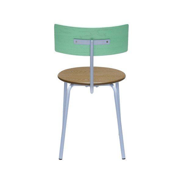 Jedálenská stolička v zelenej a prírodnej farbe v súprave 4 ks Koi – Hübsch-image-2