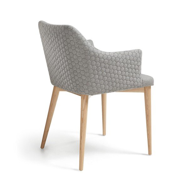 Svetlosivá jedálenská stolička Kave Home Danai-image-2