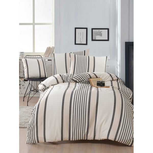 Béžové obliečky na jednolôžko 140x200 cm Astana – Mijolnir