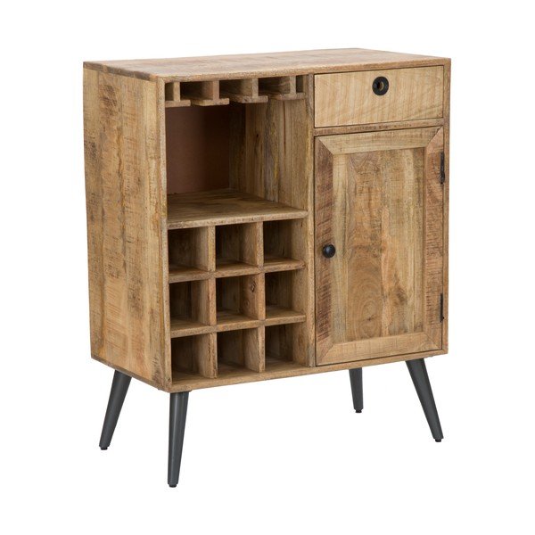 Skrinka z mangového dreva Mauro Ferretti Belgrado Cellar, šírka 75 cm-image-2