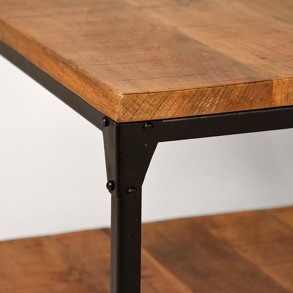 Odkladací stolík s doskou z mangového dreva LABEL51 Sturdy, šírka 60 cm-image-4