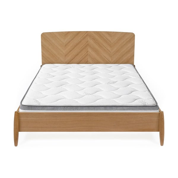 Dvojlôžková posteľ Woodman Farsta Herringbone, 140 × 200 cm-image-3