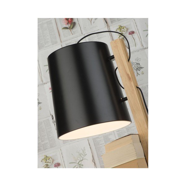 Čierna stojacia lampa s kovovým tienidlom (výška 168 cm) Cambridge – it's about RoMi-image-2