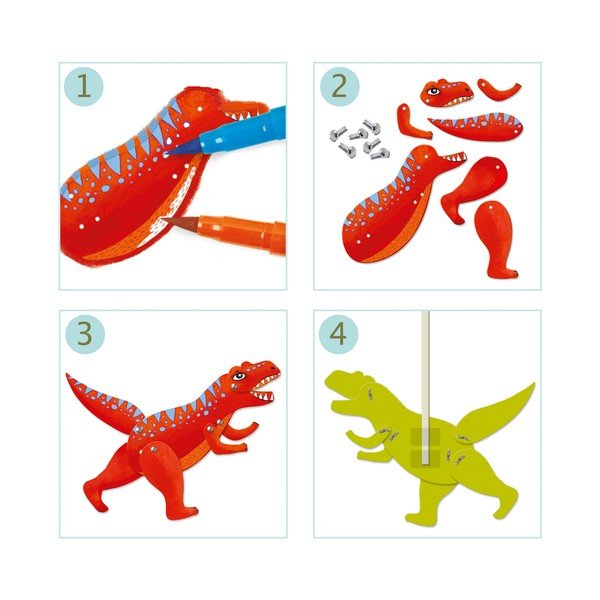 Detské bábky Djeco Dinosaury-image-1