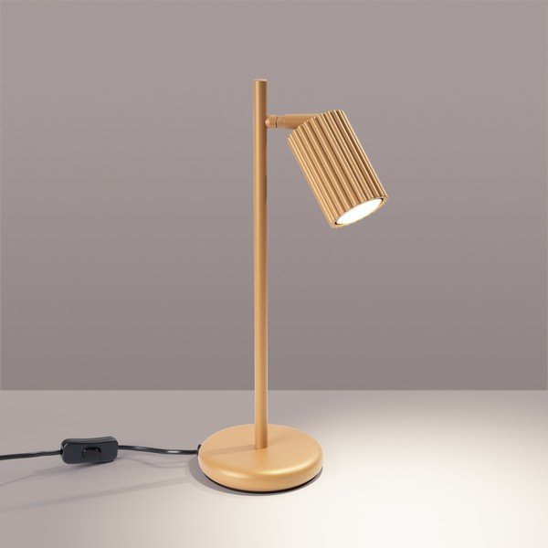 Stolová lampa v zlatej farbe (výška  43 cm) Gleam – Sollux-image-2