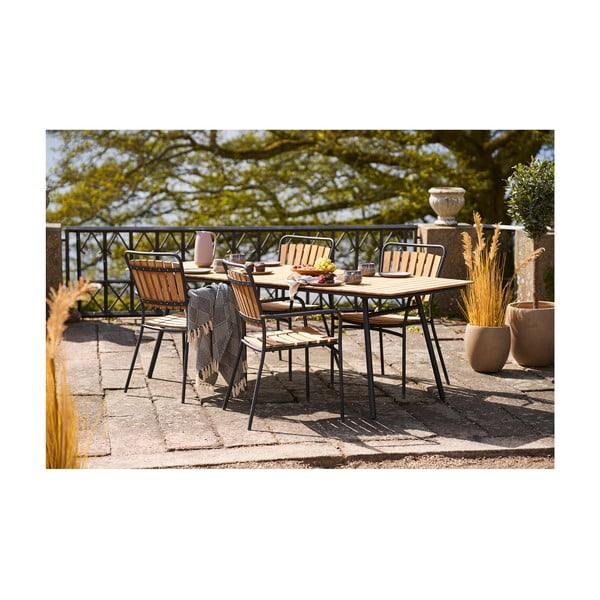 Modrá deka z recyklovanej bavlny 130x180 cm Izmir – House Nordic-image-2