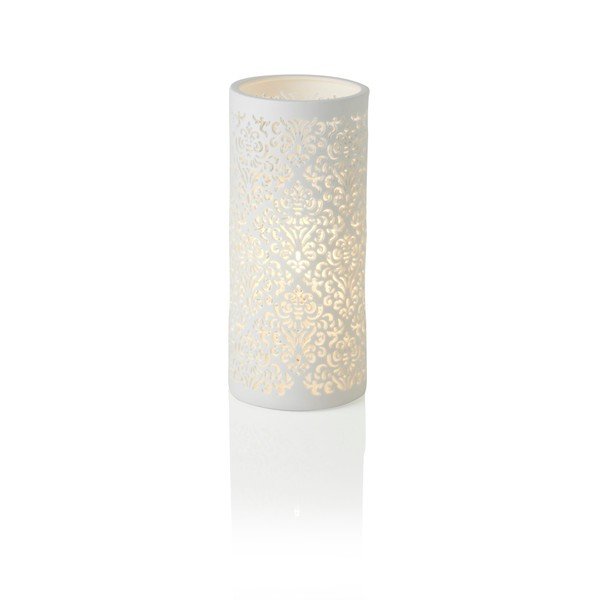 Porcelánová stolová lampa Brandan Jacquard, výška 28 cm-image-1