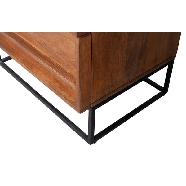 Hnedá komoda z mangového dreva s 5 zásuvkami WOOOD Forrest-image-4