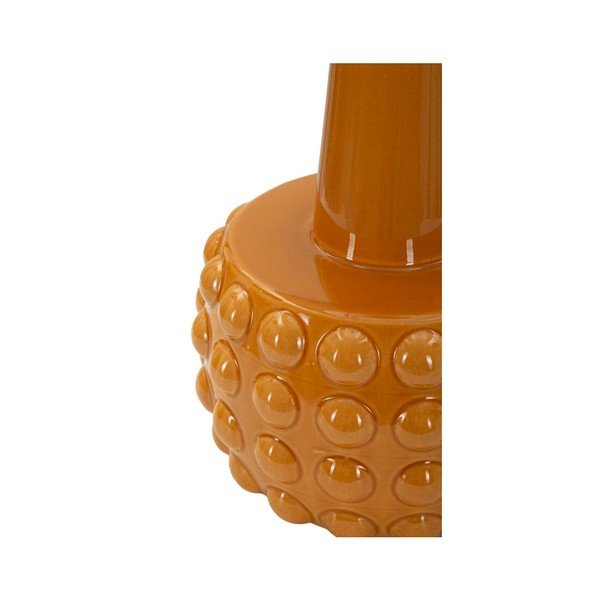 Keramická stolová lampa v horčicovej farbe/biela s textilným tienidlom (výška  51,5 cm) Gress – Mauro Ferretti-image-4