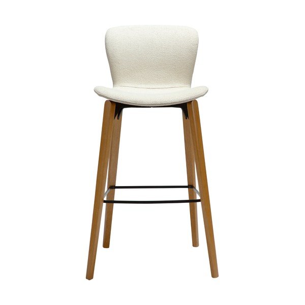 Krémovobiela barová stolička (výška sedadla 77,5 cm) Paragon – DAN-FORM Denmark-image-1