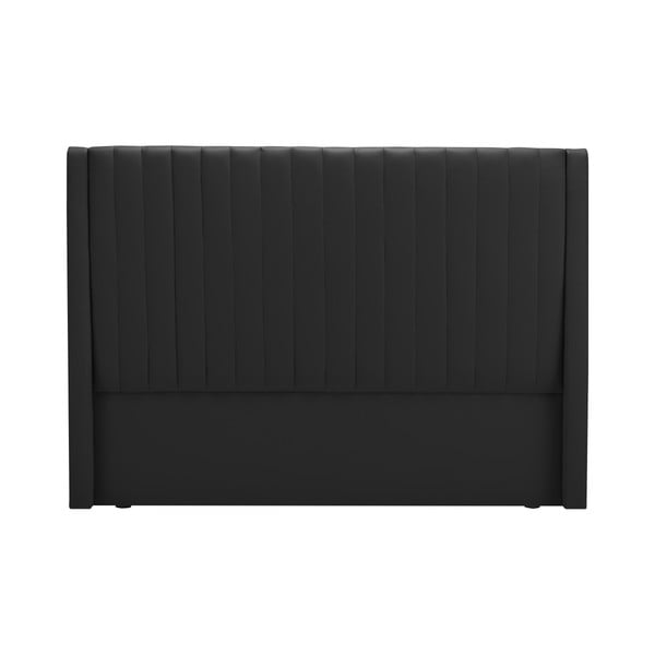 Čierne čelo postele Cosmopolitan design Dallas, 140 × 120 cm