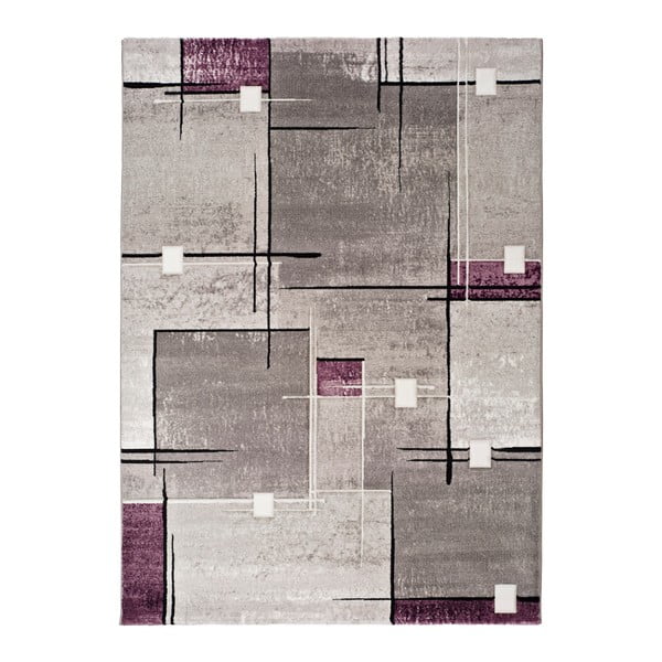 Sivofialový koberec Universal Detroit, 200 × 290 cm