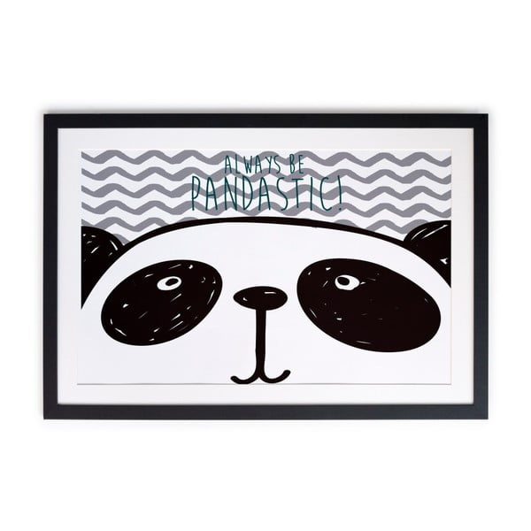 Obraz v ráme Little Nice Things Pandastic, 50 x 40 cm