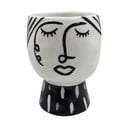 Čierno-biela porcelánová váza Mauro Ferretti Pot Face