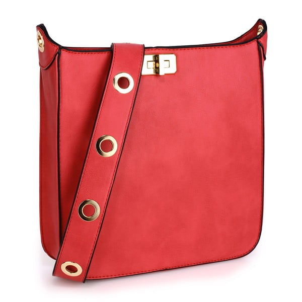 Červená kabelka L & S Bags Duna