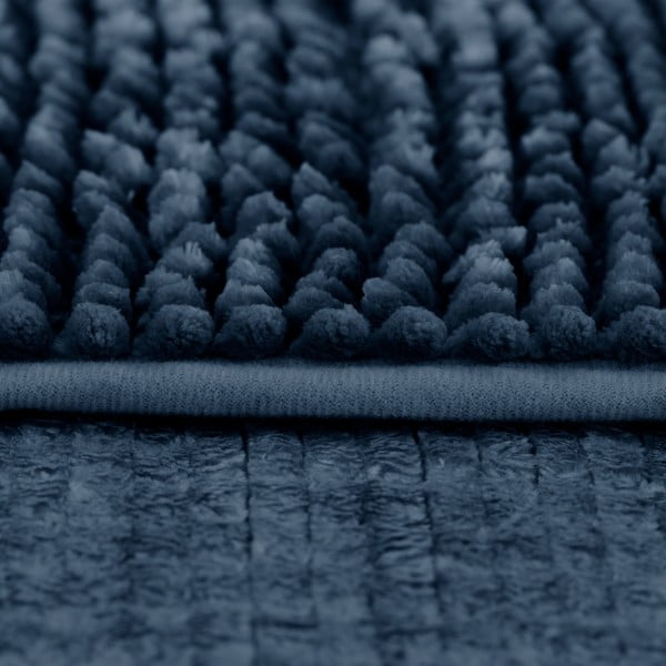 Tmavomodrá kúpeľňová predložka 60x90 cm Bati – Restilo-image-3