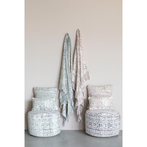 Farebný vankúš White Label Liv Blue, 30 x 50 cm-image-2