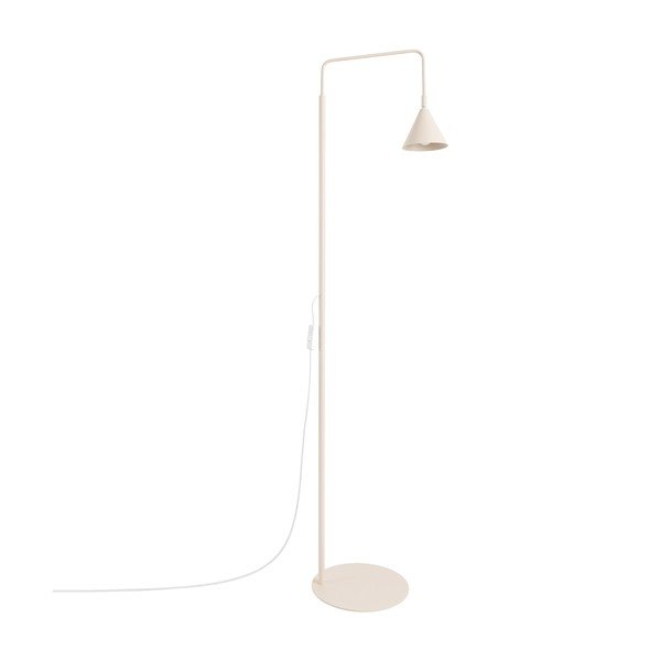 Béžová oceľová stojacia lampa s ohýbateľnou konštrukciou (výška  165 cm) Zylo – Sollux