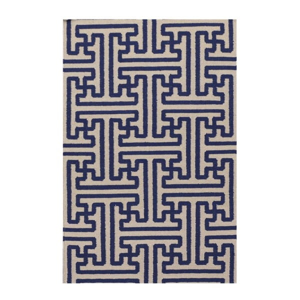 Ručne tkaný koberec Kilim JP 11188 Blue, 110x170 cm
