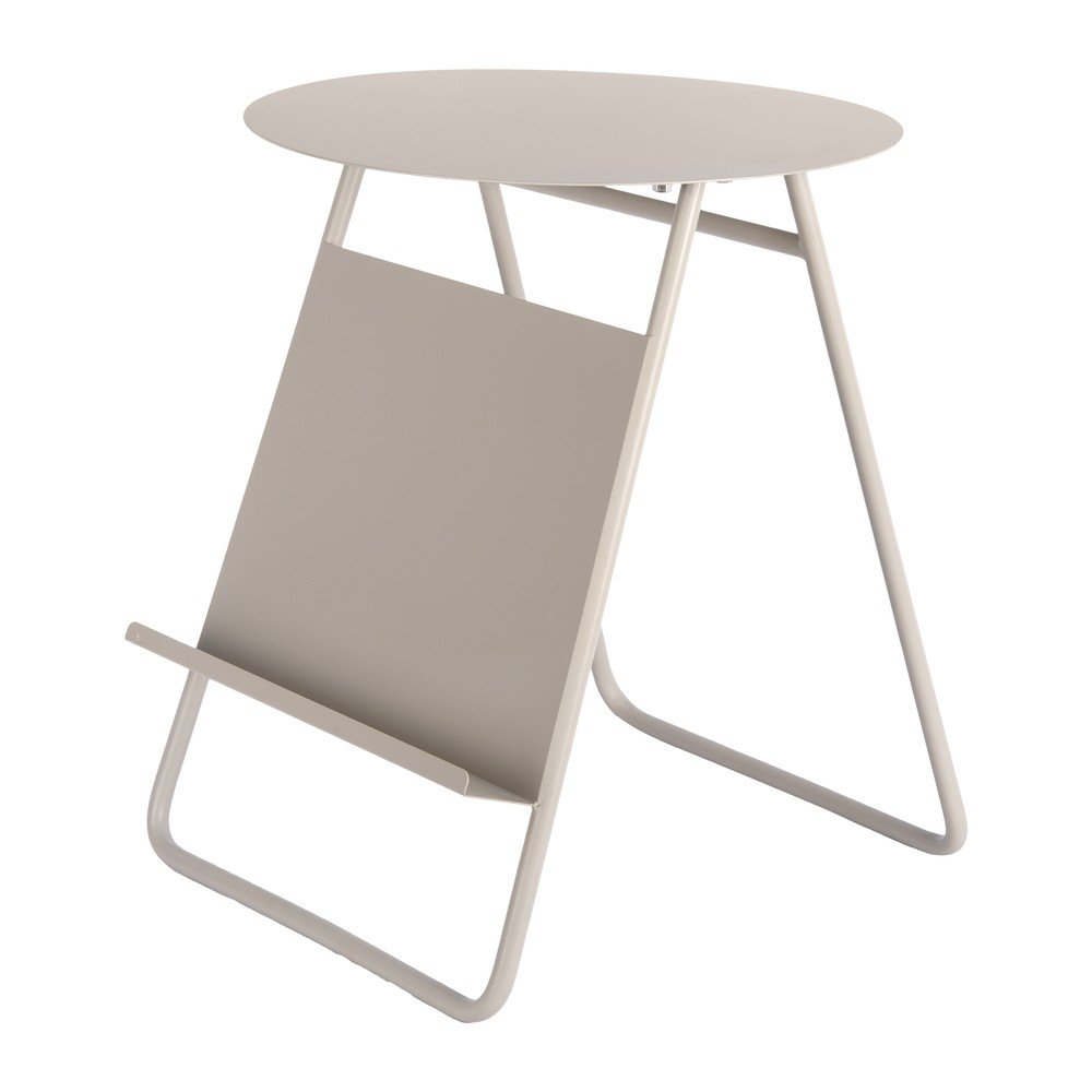 E-shop Kovový okrúhly odkladací stolík ø 40 cm Esencia – Leitmotiv