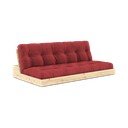 Červená menčestrová rozkladacia pohovka 196 cm Base – Karup Design