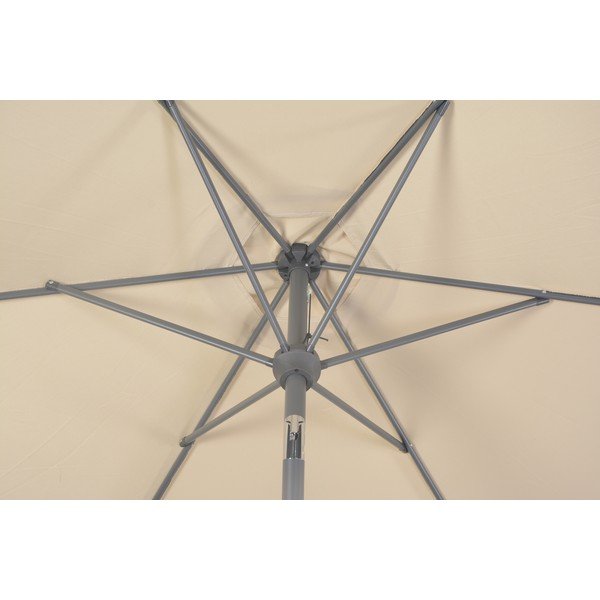 Béžový slnečník ø 300 cm Roja - Rojaplast-image-1