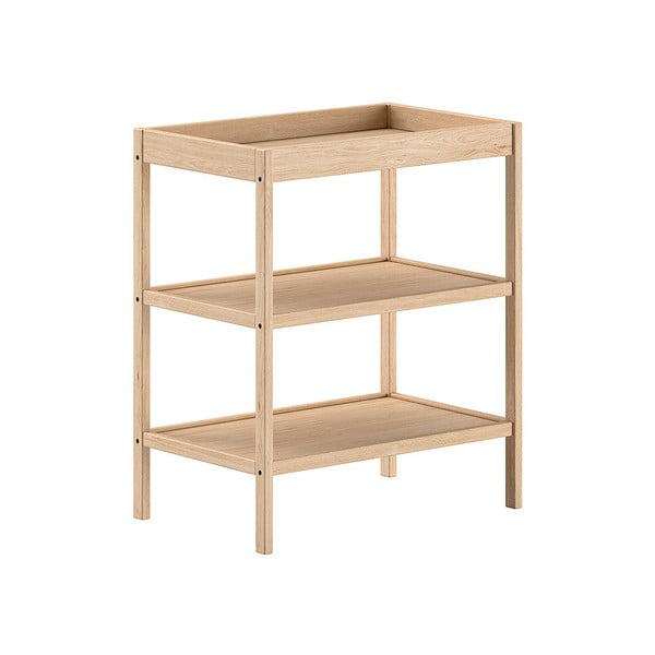 Prebaľovací pult z bukového dreva v prírodnej farbe Dino – Vipack