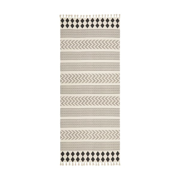 Béžový koberec behúň 250x80 cm Edna - Westwing Collection