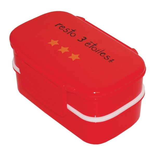 Červený box na jedlo Incidence Basics, 20 x 13,5 cm