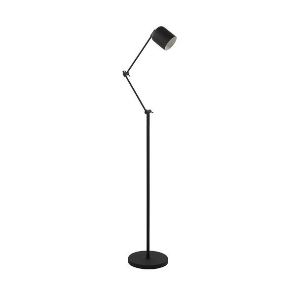 Čierna stojacia lampa so stmievačom (výška  150 cm) Rijeka – Light & Living