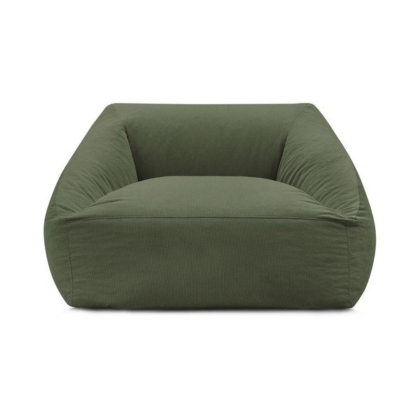 Zelený menčestrový sedací vak Lilibet – Bobochic Paris