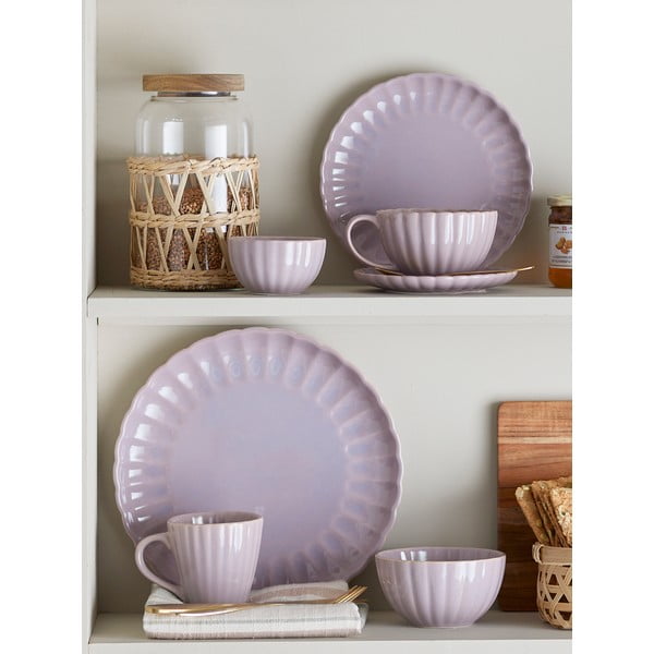 Svetloružová šálka na cappuccino z kameniny 220 ml Latina – Bloomingville-image-2