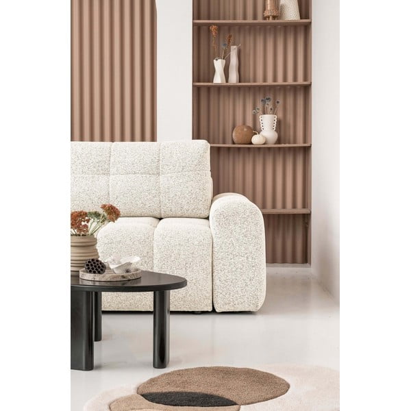 Krémová rozkladacia modulárna rohová pohovka s úložným priestorom (ľavý roh) Lulu – Miuform-image-4