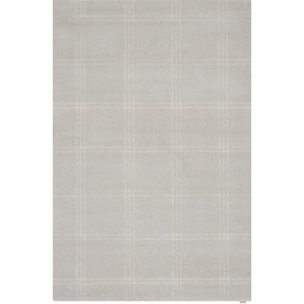 Krémovobiely vlnený koberec 160x240 cm Calisia M Grid Prime – Agnella