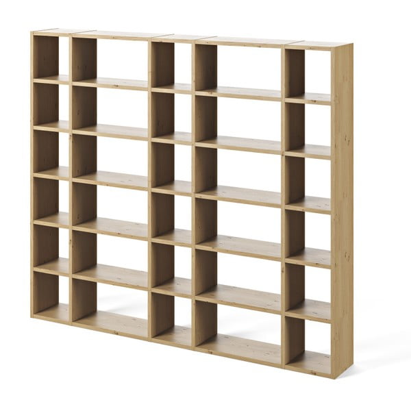 Svetlohnedá knižnica TemaHome Pombal, šírka 255 cm-image-1