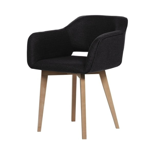 Čierna jedálenská stolička My Pop Design Oldenburger