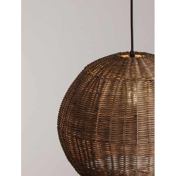 Ratanové závesné svietidlo v prírodnej farbe ø 39 cm Rielo – Nova Luce-image-4