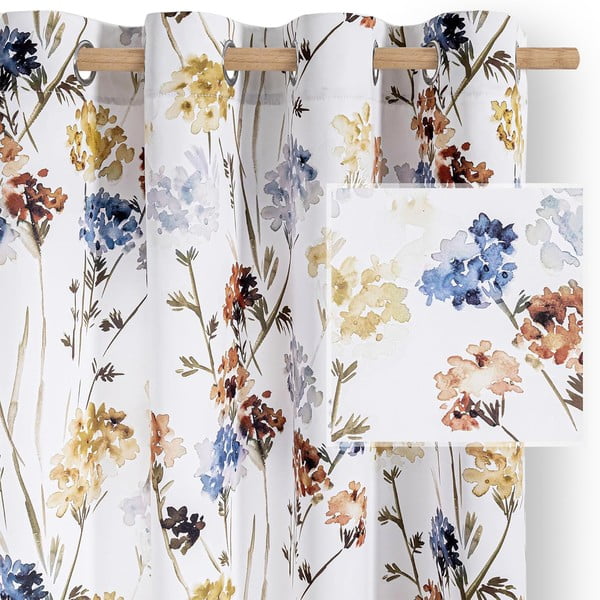 Biely dimout záves 135x250 cm Solkone – Restilo