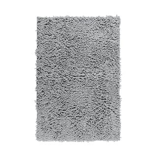 Svetlosivá kúpeľňová predložka Wenko Chenille, 80 × 50 cm