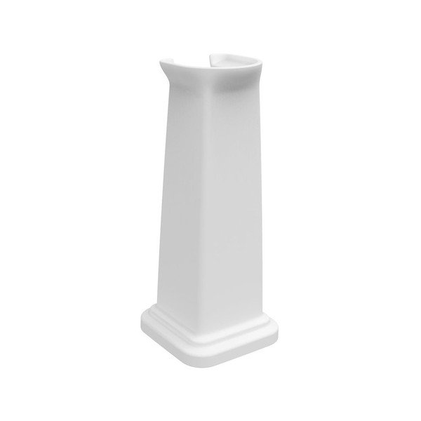 Biely keramický stĺp k umývadlu 27x27 cm Classic – Sapho