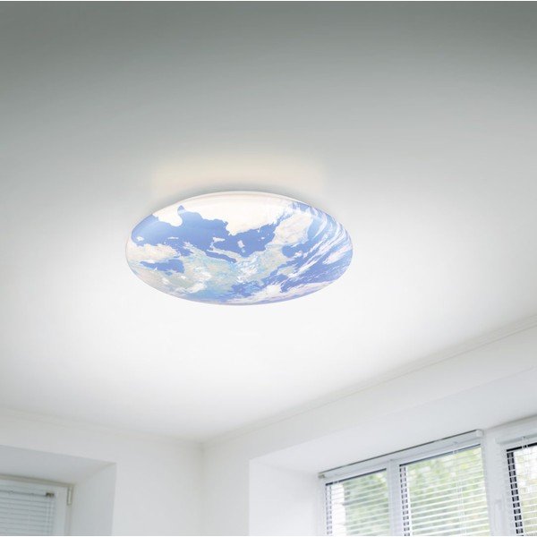 Modré LED detské stropné svietidlo ø 37 cm Terra – Reality-image-1