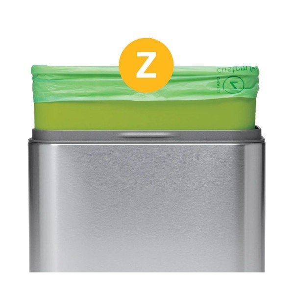 Kompostovateľné vrecia na odpadky 60 ks 4 l Z – simplehuman-image-4