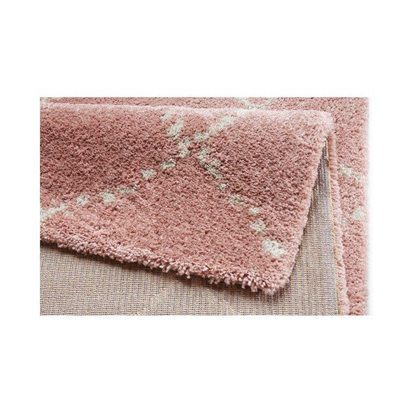 Ružový koberec Mint Rugs Allure Ronno Rose Creme, 120 x 170 cm-image-1