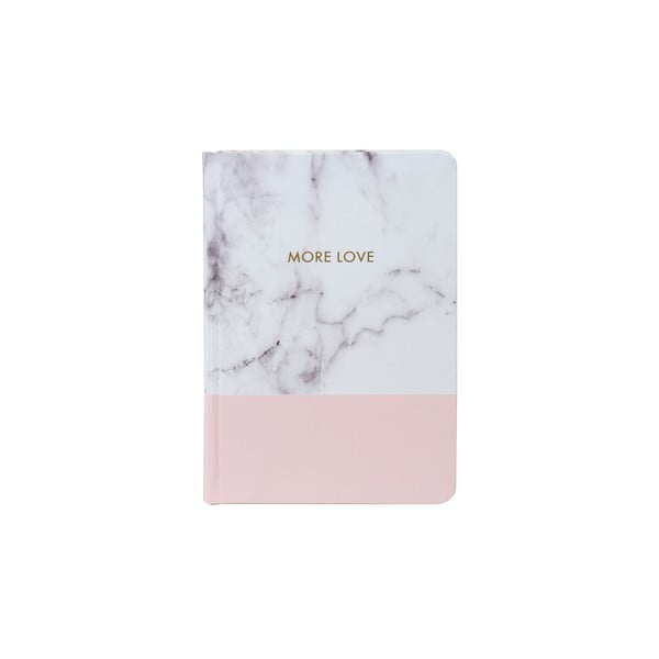 Zápisník Stockholm Marble, ružový