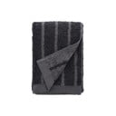 Sivý uterák z froté bavlny Södahl Stripes, 100 x 50 cm