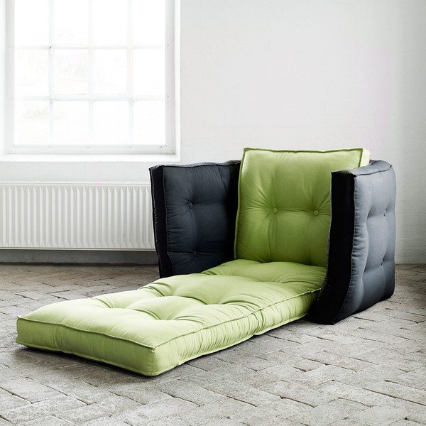 Rozkladacie kresielko Karup Dice Pistachio/Gray-image-1