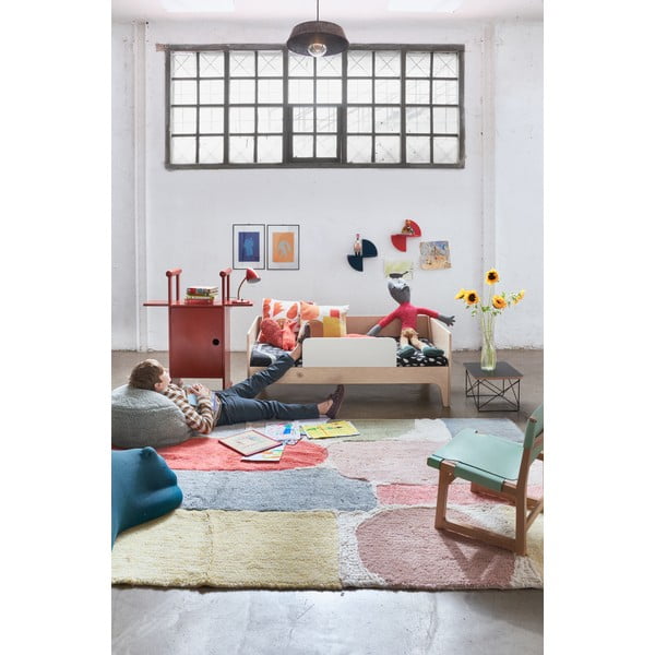 Prateľný ručne tkaný vlnený detský koberec 170x240 cm Abstract – Lorena Canals-image-1